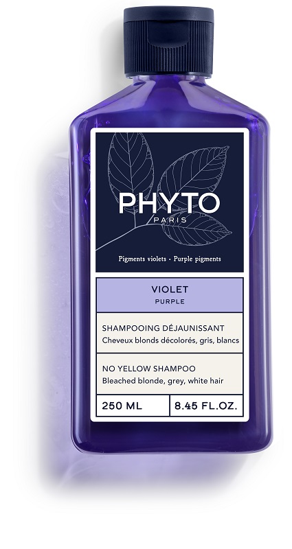 PHYTO PARIS VIOLET SHAMPOO ANTI GIALLO PER CAPELLI BIONDI DECOLORATI GRIGI BIANCHI 250 ML - doctorpill.it