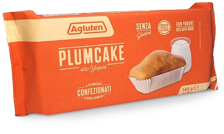 AGLUTEN PLUM CAKE YOGURT 4 PEZZI DA 35 G - doctorpill.it