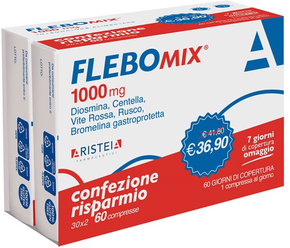 FLEBOMIX 1000 MG 60 COMPRESSE BI-PACK - doctorpill.it