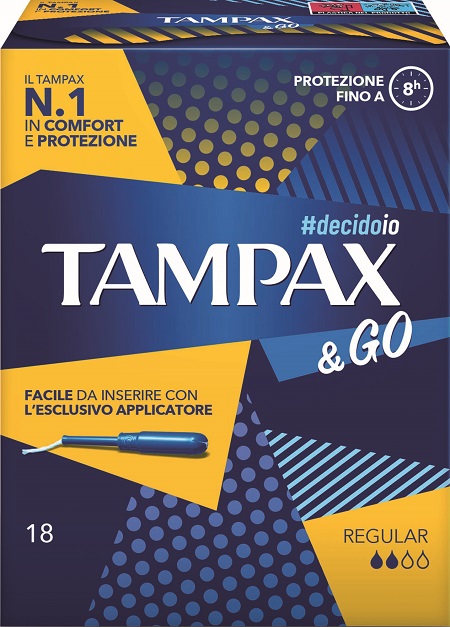 TAMPAX &GO REGULAR 18 PEZZI - doctorpill.it
