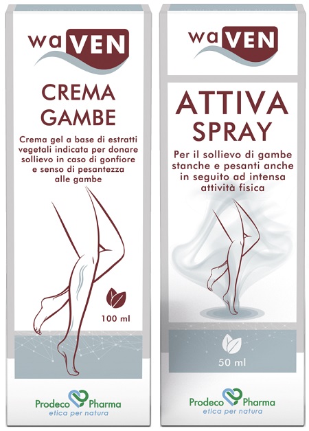 WAVEN CREMA GAMBE 100 ML + ATTIVA SPRAY 50 ML - doctorpill.it