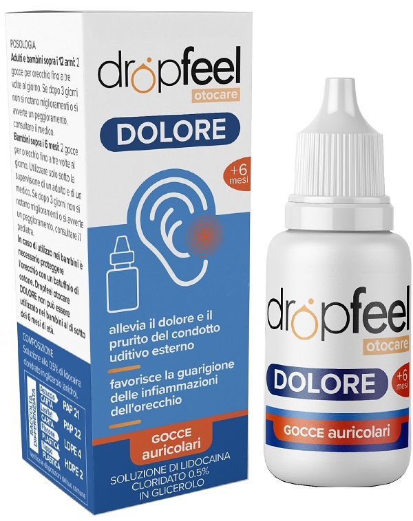 DROPFEEL OTOCARE DOLORE GOCCE AURICOLARI 7 ML - doctorpill.it
