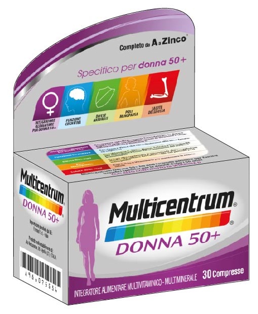 MULTICENTRUM DONNA 50+ 30 COMPRESSE - doctorpill.it
