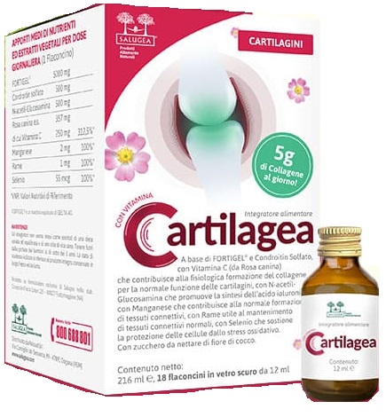 CARTILAGEA SALUGEA 18 FLACONCINI DA 12 ML - doctorpill.it