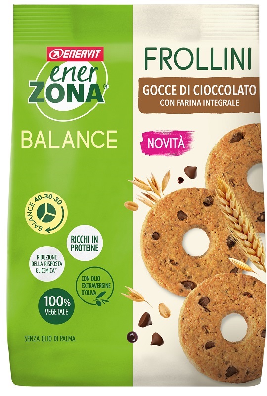 ENERZONA FROLLINI INTEGRALE GOCCE CIOCCOLATO 250 G - doctorpill.it