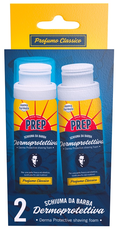 PREP SCHIUMA BARBA CLASSICA 2 PEZZI DA 50 ML - doctorpill.it