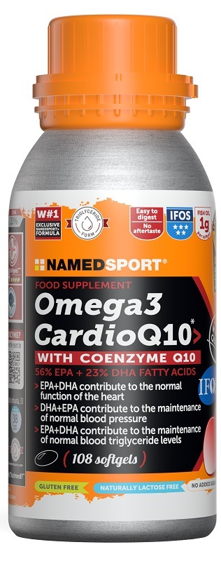 OMEGA3 CARDIOQ10 108 SOFTGELS - doctorpill.it