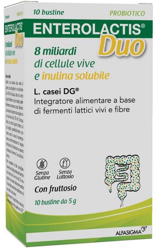 ENTEROLACTIS DUO INULINA 10 BUSTINE 5 G - doctorpill.it