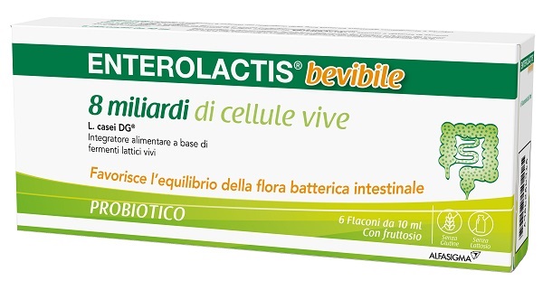ENTEROLACTIS BEVIBILE 6 FLACONCINI X 10 ML - doctorpill.it