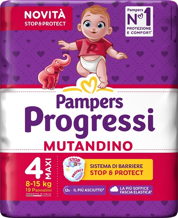 PAMPERS PROGRESSI MUTANDINA MAXI 19 PEZZI - doctorpill.it