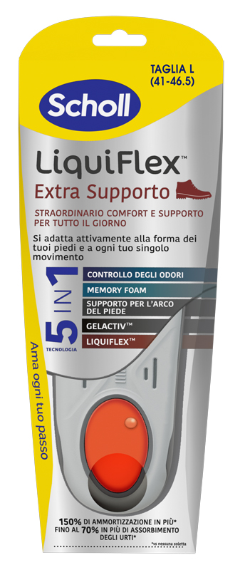 SCHOLL LIQUIFLEX EXTRA SUPPORT TAGLIA LARGE - doctorpill.it