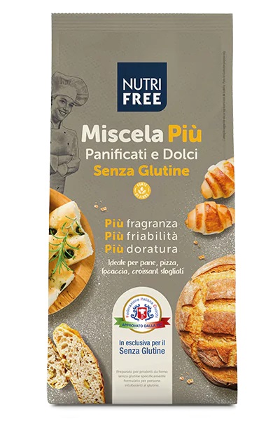 NUTRIFREE MISCELA PIU' PANIFICATI E DOLCI 1 KG - doctorpill.it