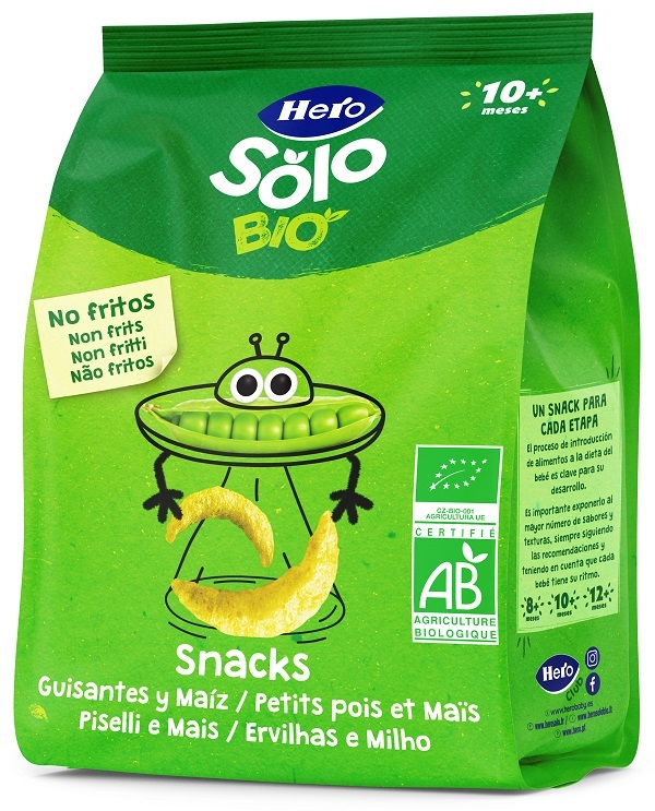 HERO SOLO SNACK PISELLI E MAIS 100% BIO 40 G - doctorpill.it