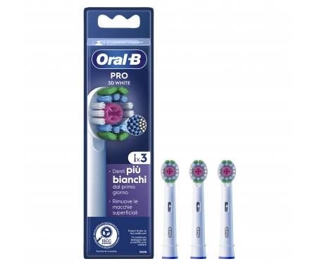 ORALB POWER REFILL EB18-3 3D WHITE 3 PEZZI - doctorpill.it