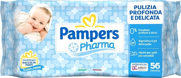 PAMPERS PHARMA SALVIETTE 56 PEZZI - doctorpill.it