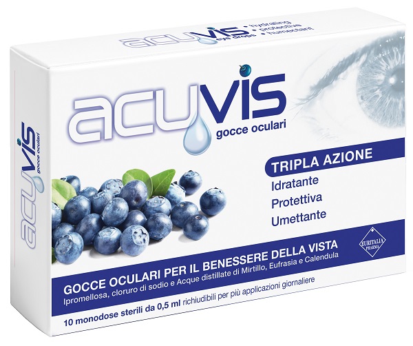 GOCCE OCULARI ACUVIS 10 FLACONCINI 0,5 ML - doctorpill.it