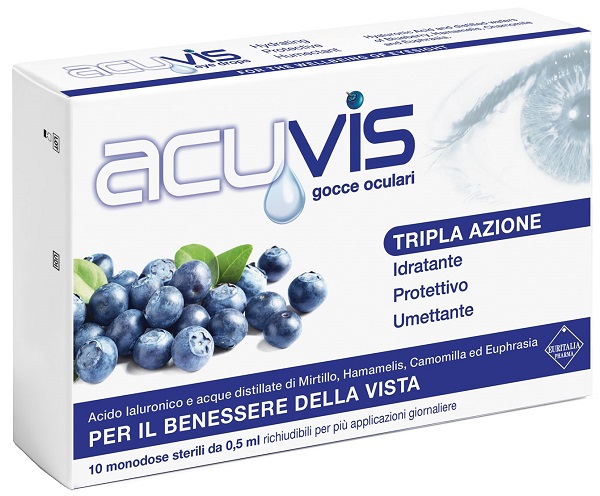 GOCCE OCULARI ACUVIS 10 FLACONCINI 0,5 ML - doctorpill.it