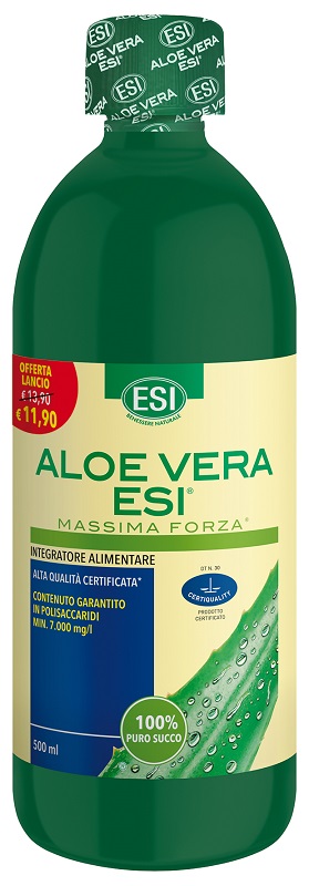 ESI ALOE VERA SUCCO MASSIMA FORZA 500 ML OFFERTA - doctorpill.it