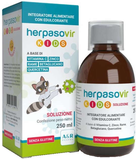 HERPASOVIR KIDS SOLUZIONE RT 250 ML - doctorpill.it