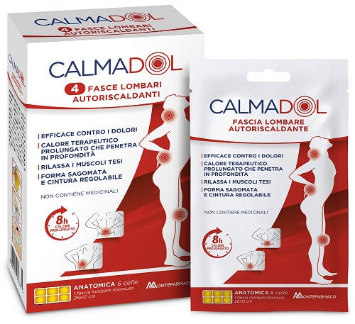 FASCIA LOMBARE CALMADOL 4 PEZZI - doctorpill.it