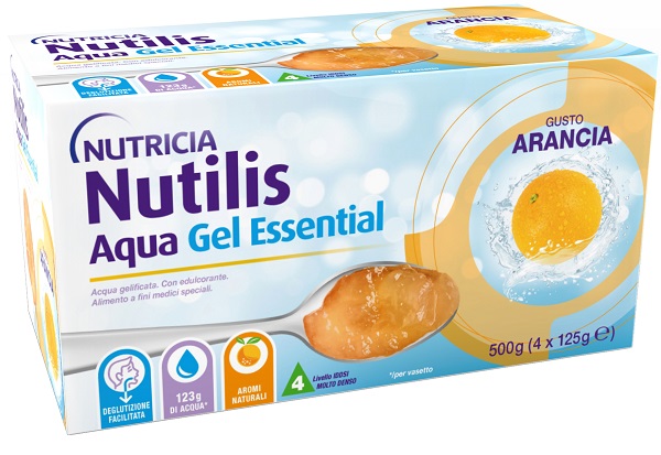 NUTILIS AQUA GEL ARANCIA 4 PEZZI DA 125 G - doctorpill.it