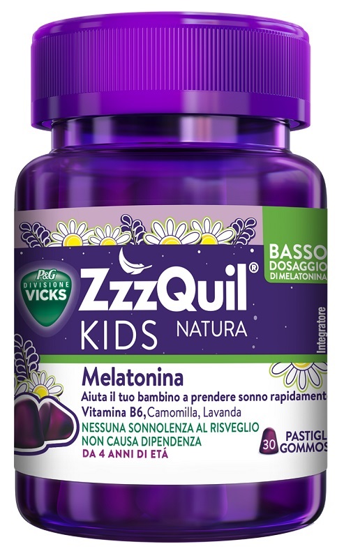 VICKS ZZZQUIL KIDS NATURA 30 PASTIGLIE GOMMOSE - doctorpill.it