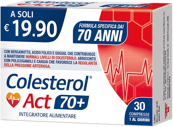 COLESTEROL ACT 70+ 30 COMPRESSE - doctorpill.it
