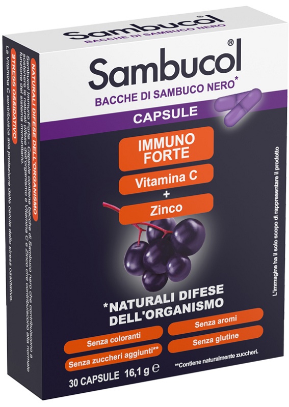 SAMBUCOL IMMUNOFORTE 30 CAPSULE - doctorpill.it