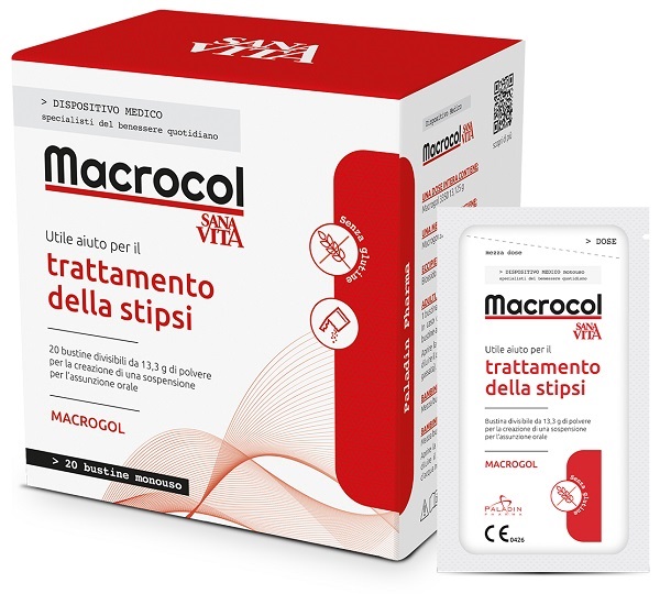 SANAVITA MACROCOL PLUS 20 BUSTINE DA 13,81 G - doctorpill.it
