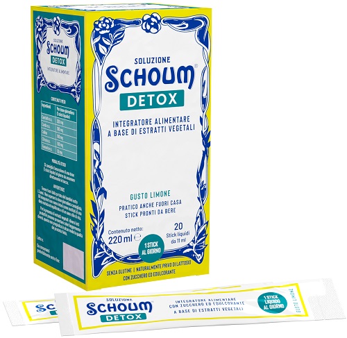SOLUZIONE SCHOUM DETOX 20 STICK - doctorpill.it