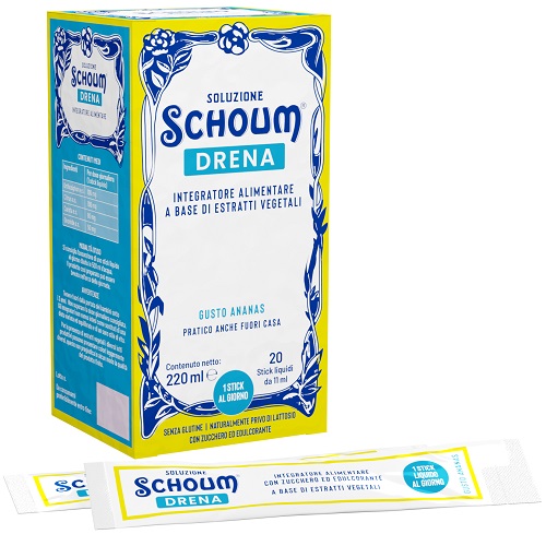 SOLUZIONE SCHOUM DRENA 20 STICK - doctorpill.it