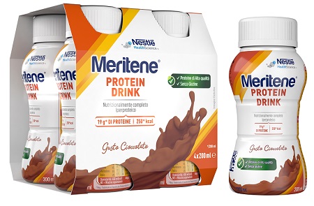 MERITENE DRINK CIOCCOLATO 4 PEZZI DA 200 ML - doctorpill.it