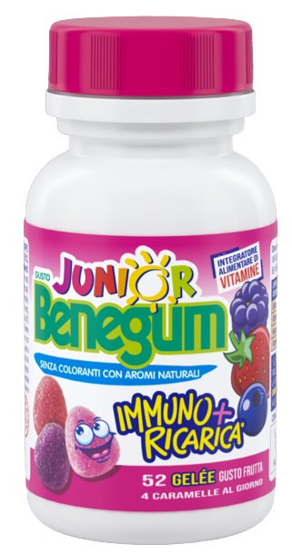 BENEGUM J IMMUNO + RICARICA FRUTTI ROSSI 156 G - doctorpill.it