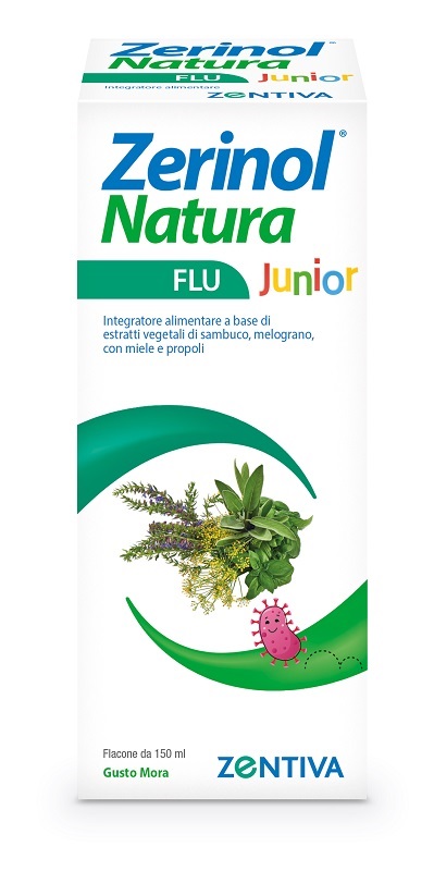ZERINOL NATURA FLU JUNIOR SCIROPPO 150 ML - doctorpill.it