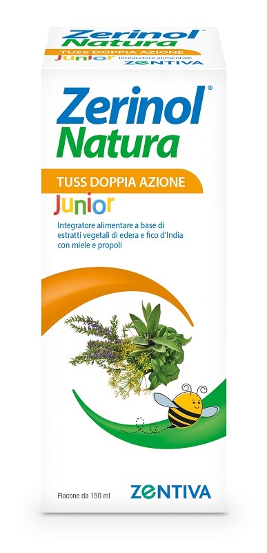 ZERINOL NATURA TUSS DOPPIA AZIONE JUNIOR SCIROPPO 150 ML - doctorpill.it