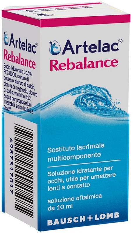 GOCCE OCULARI MULTIDOSE ARTELAC REBALANCE SENZA CONSERVANTI 10 ML - doctorpill.it