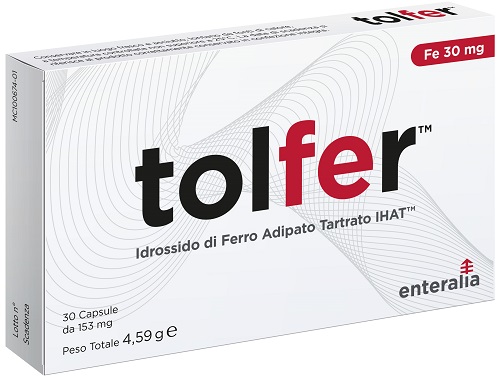 TOLFER IHAT IDROSSIDO FERRO ADIPATO TARTRATO NANO 30 CAPSULE - doctorpill.it