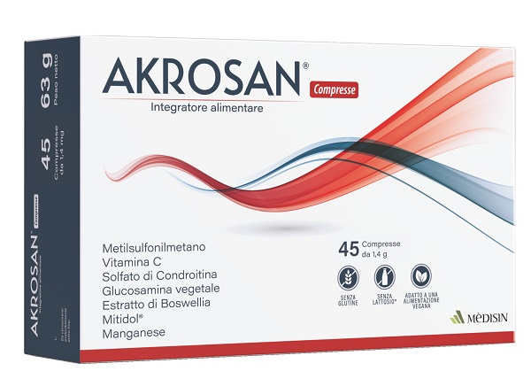 AKROSAN 45 COMPRESSE - doctorpill.it