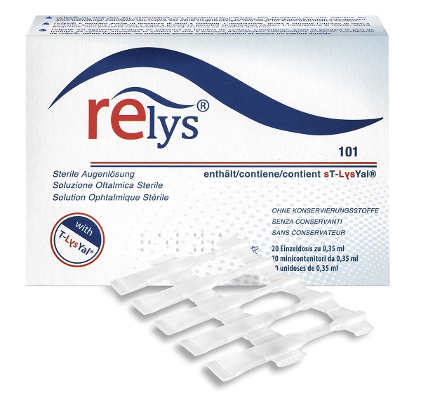 RELYS MONODOSE SOLUZIONE OFTALMICA 20 MINICONTENITORI DA 0,35 ML SENZA CONSERVANTI - doctorpill.it