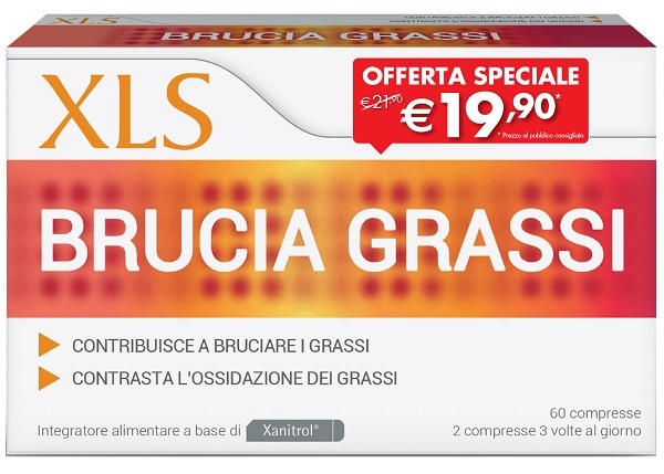 XLS BRUCIA GRASSI 60 COMPRESSE TAGLIO PREZZO - doctorpill.it