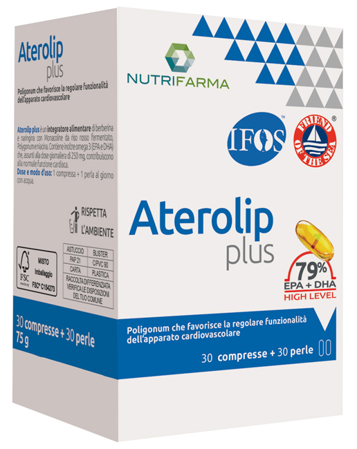 ATEROLIP PLUS 79% 30 COMPRESSE + 30 PERLE - doctorpill.it