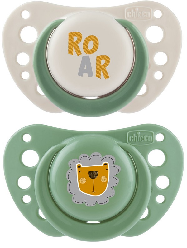 CHICCO SUCCHIETTI AIR VERDE SILICONE 2-6 MESI 2 PEZZI - doctorpill.it