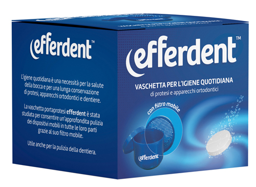 EFFERDENT VASCHETTA PORTAPROTESI - doctorpill.it