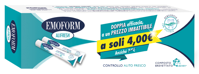 EMOFORM ALIFRESH PROMO 2 PEZZI DA 75 ML - doctorpill.it