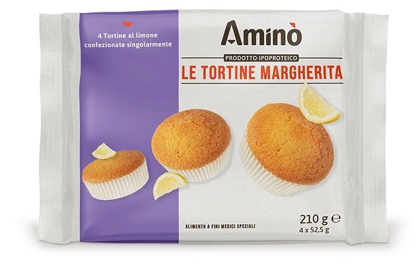 AMINO' LE TORTINE MARGHERITA 4 PEZZI X 52,5G - doctorpill.it