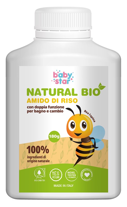 BABYSTAR AMIDO DI RISO NATURAL BIO 180 G - doctorpill.it