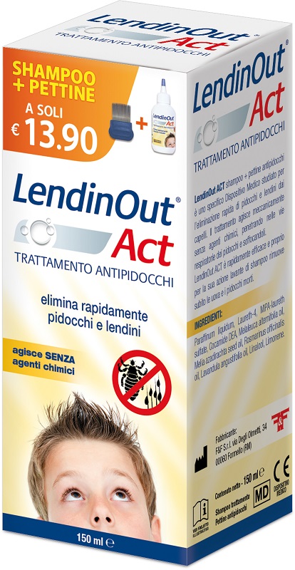 LENDINOUT ACT ANTIPIDOCCHI 150 ML - doctorpill.it