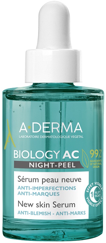 ADERMA BIOLOGY AC SIERO NIGHT PEEL 30 ML - doctorpill.it