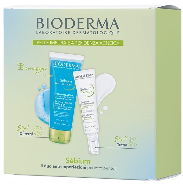 SEBIUM ROUTINE PACK 2024 1 SEBIUM KERATO+ 40 ML + 1 SEBIUM GEL MOUSSE 100 ML - doctorpill.it