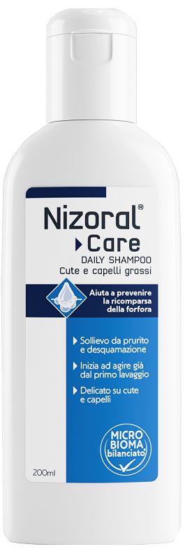 NIZORAL CARE DAILY SHAMPOO CUTE & CAPELLI GRASSI 200 ML - doctorpill.it